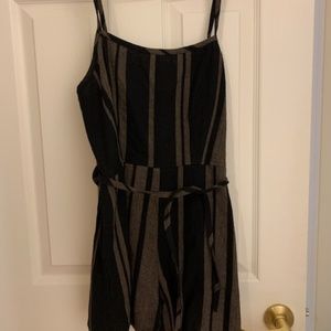 Black/Grey Romper